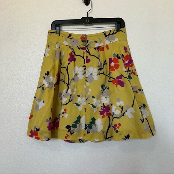 2/$30 Old Navy Floral Skirt Yellow 100% Cotton SZ 6 - Picture 13 of 13